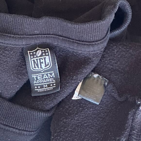 Mens Sweatshirt Size Medium Las Vegas Raiders Football Raider Nation Fan Gear - Picture 4 of 7